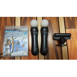 Kit Move Ps3 Usado 2 Mandos Camara Garantia