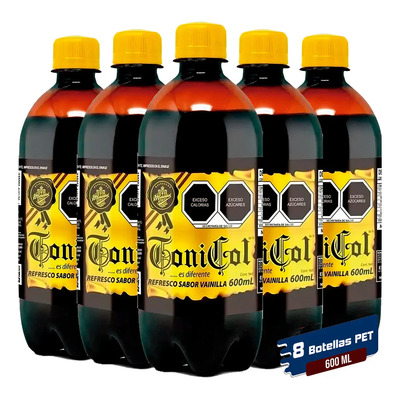 Tonicol Refresco Sabor Vainilla 600 Ml - 8 Pack Ml | Envío gratis
