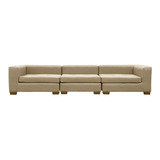 Seccional Roma 3 Cuerpos Felpa Beige