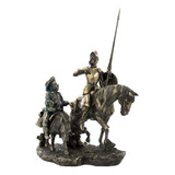 Don Quijote Y Sancho Panza Estatua Escultura