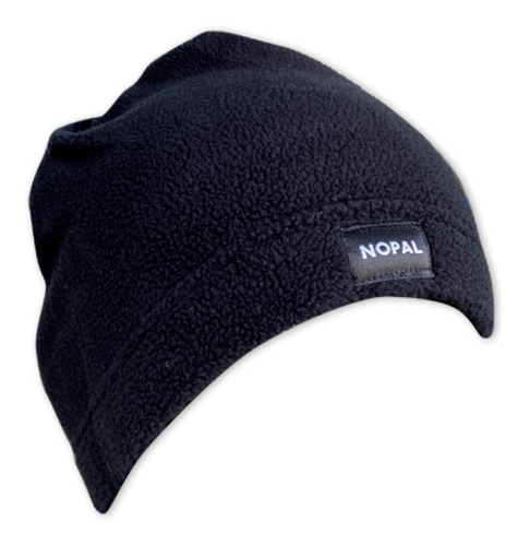 Gorro Micropolar Abrigo Adultos Nopal Negro 