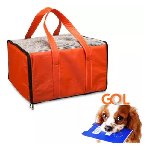 Bolsa Transporte Aéreo Cia Gol Para Cães E Gatos