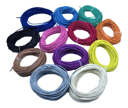 Cable Unipolar 0.25mm X 10 Metros - Color A Elección