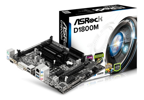 Motherboard Y Micro D1800m Asrock  Cel 2.41/v/s/r/hdmi/dvi/d