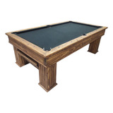 Mesa De Pool Profesional Maciza Con Tapa Ping Pong / Comedor