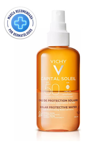 Vichy Aguaprotección Solar Bronceadora Capital Soleil Fps 50