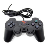 Controle Joystick Compatível Ps2 Preto