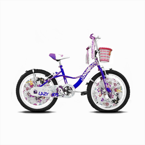 Bicicleta Lazy Kids Hauska Rodado 20 Para Nena Niña M1