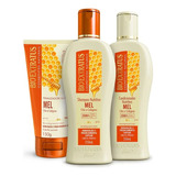 Kit Mel (250ml) Shampoo, Condicionador E Finalizador