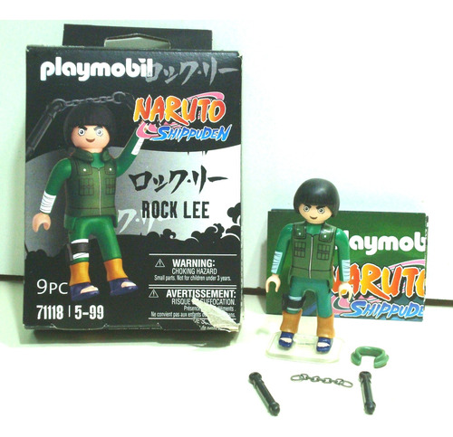Playmobil 71118 Naruto Rock Lee Caja Abierta Leer