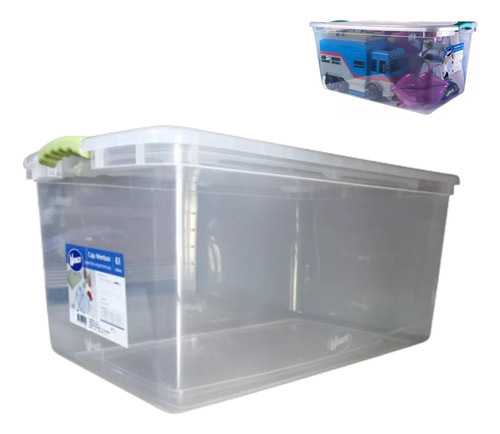 Caja Organizadora Multiuso 61 Litros Wenco 66x41x31 Cm