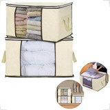 Kit Organizador Saco Caixa Closet Cobertores Edredons Roupas