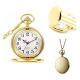 Oro Reloj Bolsillo Con Colgante Para Trajes Peaky Blinders