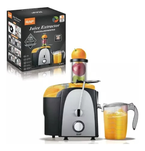 Extractor De Jugo Exprimidor Eléctrico + Jarra 1l- Raf 2814