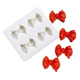 Molde Silicona 4 Moños (profundos) Fondant Porcelana Fria