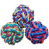 Juguetes Para Masticar Mascotas Wellbro® Knots Weave Cuerda