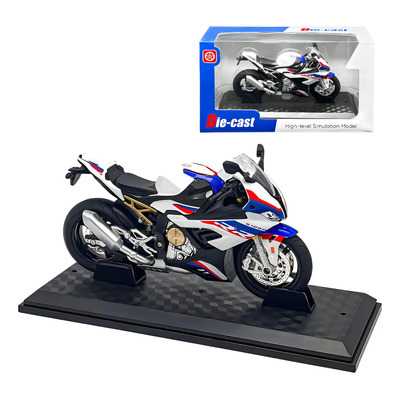Motocicleta Miniatura BM S1000RR Metal 1:12 Blanco Luces Sonido Colección MiniAutos | MercadoLibre