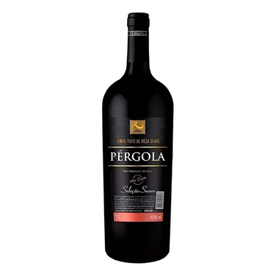 Vinho Tinto Suave Pérgola Seleção 1 Litro | MercadoLivre