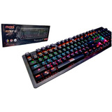 Teclado Mecanico Gamer Retroiluminado Rgb Usb Switch Blue Pc