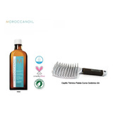 Kit Aceite Argan Light Moroccanoil 100ml, Cepillo Termico