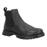 Bota Casual Pr778439 Vacuno Liso Fiesta Caballero Negro