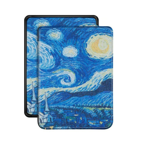 Case Capa Novo Kindle 10ª Geração Van Gogh + 4 Brindes