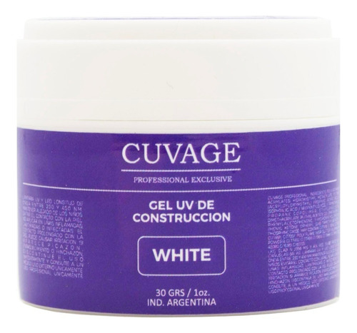 Cuvage Gel Uv De Construcción Uñas Esculpidas Manicuría 30gr