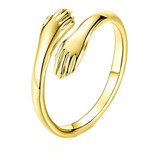 2pcs Anillo De Abrazo, Versátil, Anillos De Pareja