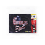 Resident Evil 2 N64 - Caja Manual, Soporte, Etiquetas Cust