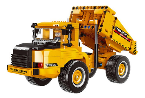 Camión Tolva Construcción Armable 545 Pzs, Compatible Lego