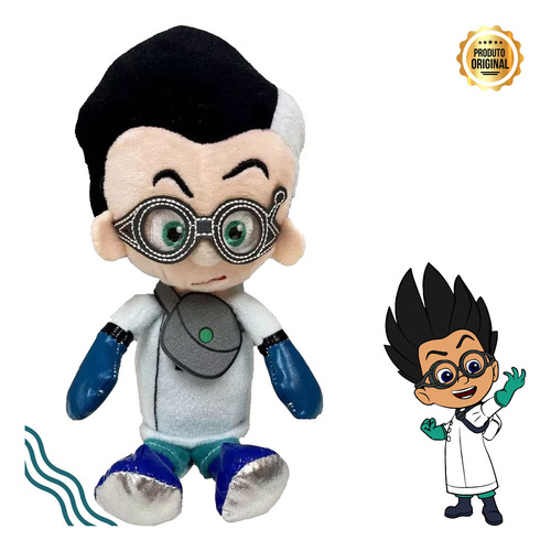 Brinquedo Boneco De Pelúcia 30 Cm Pj Masks Criança Multikids