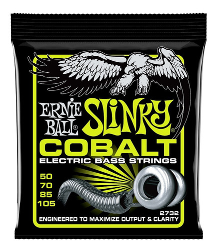 Ernie Ball Cuerdas Bajo 4 Regular Slinky Cobalt 50 105