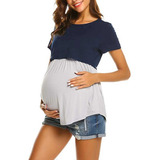 Blusa Maternidad Camisa Lactancia Embarazada N