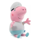 Vovô Pig Marinheiro Pelúcia 29cm Da Peppa Pig Fofo Macio