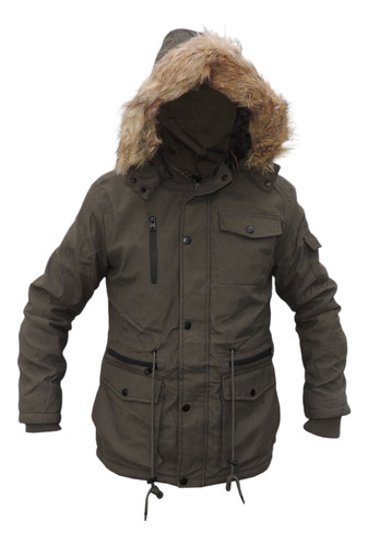 Parka Campera Unisex Talle S  Abrigo Piel No Militar Termica