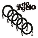 5 Cabo Para Dmx Profissional Xlr/xlr Santo Angelo 1,5m