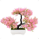 Árvore Bonsai Artificial Em Pote Ornamentos Para Decoração