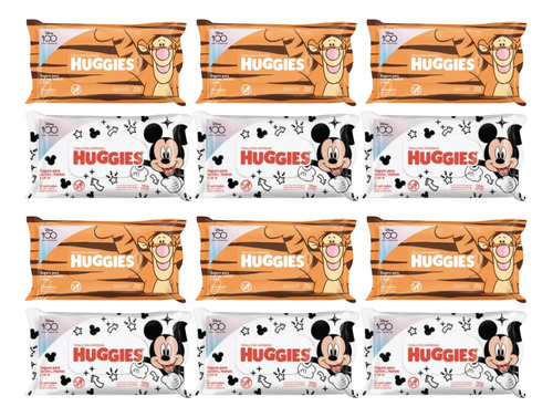 Pack X12 Toallitas Huggies Disney  X48