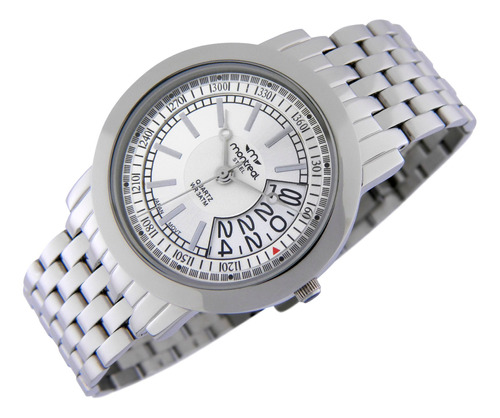 Reloj Montreal Mujer Ml646 100% Acero Inoxidable Calendario