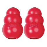 (2 Unidades) Juguete Para Perros Kong King Classic, Xxl, Roj