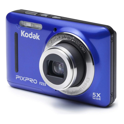 Kodak Fz53-bl Cámara De Apuntar Y Disparar Con 2.7 Lcd, Azul | Envío gratis