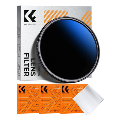 K&F CONCEPT Filtro de Lent Densidad Neutra Variable 77mm Nd2-400 Para lentes de cámara ultradelgadas, con revestimiento múltiple | Meses sin interés