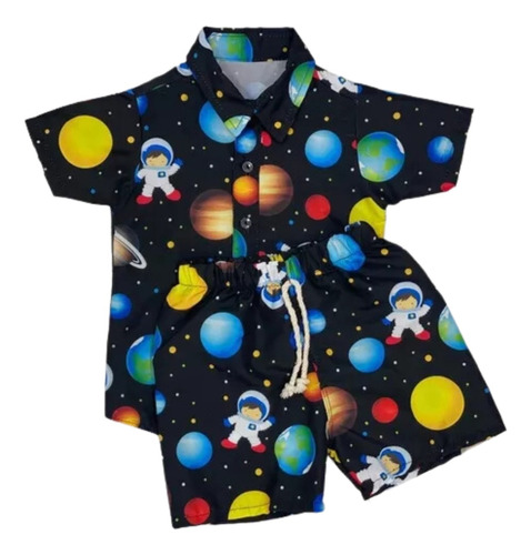 Conjunto Mauricinho Astronauta Tematico