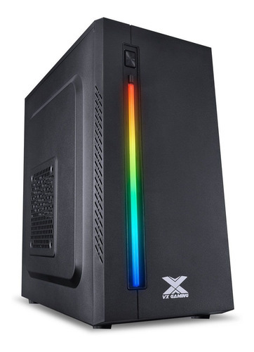 Gabinete Gamer Vx Gaming Preto Frontal Com Led Rgb Vinik