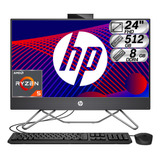 Todo En Uno Aio Hp Pc  Ryzen 5 Memoria Ram 8gb + Ssd 512gb