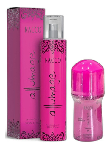 Kit Allumage Feminino Racco Perfume 100ml + Hidratante 55g