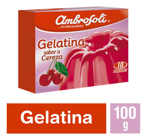 Ambrosoli Gelatina Cereza 100 Gr