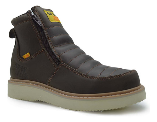 Botas De Trabajo Hombre Campo 100% Piel Comodas Ligeras