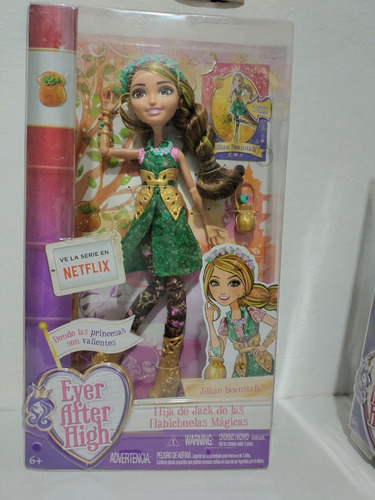 Hermosa Muñeca Barbie Ever After Jillian Beanstalk 2015 Hija