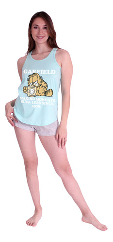 Pijama Mujer Algodón Garfield N801003-21